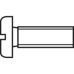 Šrouby s válcovou hlavou TOOLCRAFT 888680, N/A, M2.5, 10 mm, ocel, 1 ks