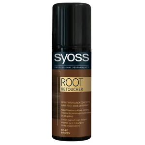 Syoss Tónovací sprej na odrosty Root Retoucher (Hair-Root Make-up Spray) 120 ml Hnědá