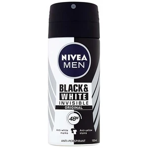 Nivea Men Invisible Black & White antiperspirant ve spreji pro muže 100 ml