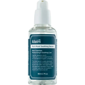 Klairs Rich Moist Soothing Serum zklidňující pleťové sérum s hydratačním účinkem 80 ml