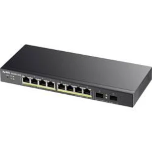 ZyXEL 8xGb+2xSFP fanless POE switch GS1900-10HP