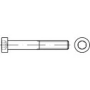Skrutky s valcovou hlavou TOOLCRAFT, Vnút. šesťhran, DIN 7984, M 6 x 14 mm, 08.8, 500 ks
