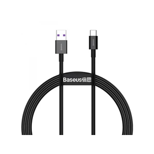 Kábel Baseus Superior Series USB/USB-C 66W, 2m (CATYS-A01) čierny nabíjací kábel pre PC, tablety a mobilné telefóny • koncovky USB/USB-C • dĺžka kábla