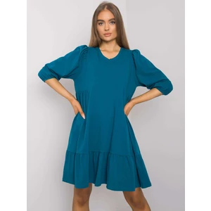 Basic marine dress with a frill