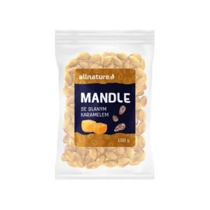 Allnature Mandle slaný karamel 100 g