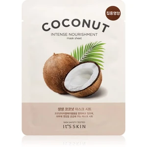 It´s Skin The Fresh Mask Coconut plátenná maska s vysoko hydratačným a vyživujúcim účinkom 18 g