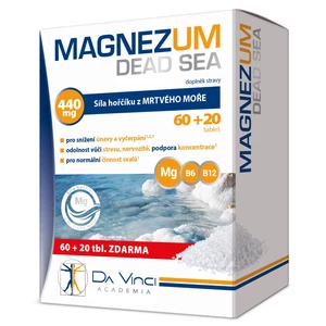 Magnezum Dead Sea - DA VINCI 60+20 tbl. zadarmo
