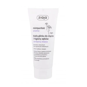 Ziaja Mintperfect Aroma White Clay Verbena & Mint 100 ml zubní pasta unisex Přírodní; Vegan; Cruelty free