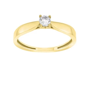 Brilio Nadčasový zásnubný prsteň zo žltého zlata GR114YAU 48 mm