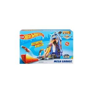 Hot wheels city garáž se závodní dráhou