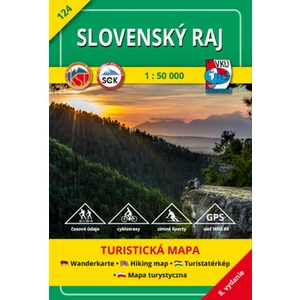 Slovenský raj 1 : 50 000 -- 124 Turistická mapa [Mapa skládaná]