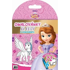 Omalovánky na cesty s voskovkami Sofie [Papírenské zboží]
