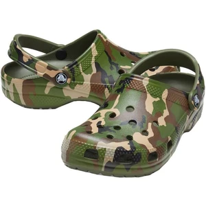 Crocs Classic Printed Camo Clog Army Green/Multi 45-46