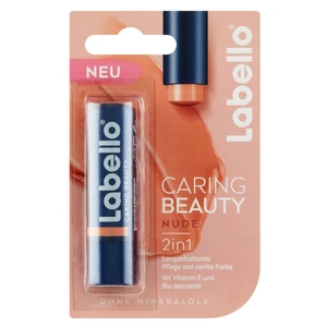 Labello Caring Beauty tónovací balzám na rty odstín Nude 5,5 ml