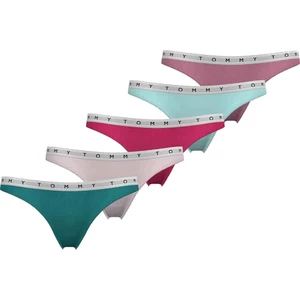 Set of five thongs in red, pink, blue and green Tommy Hilfiger - Women