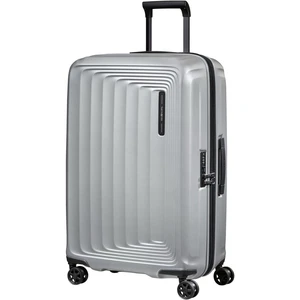 Samsonite Skořepinový cestovní kufr Nuon EXP 79/86 l - stříbrná