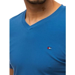 Men's smooth blue T-shirt Dstreet RX4790
