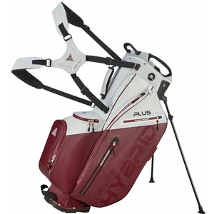 Big Max Dri Lite Hybrid Plus White/Merlot Borsa da golf Stand Bag