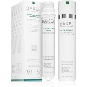 Bakel Nutri-Remedy Case & Refill pleťový krém proti vráskám pro velmi suchou pleť + náhradní náplň 50 ml