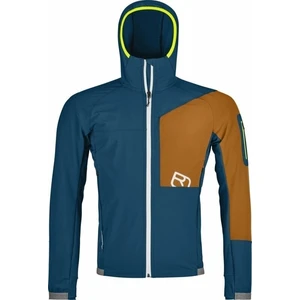 Ortovox Berrino Hooded Jacket M Petrol Blue M Chaqueta para exteriores