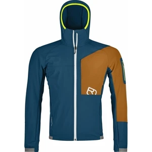 Ortovox Berrino Hooded Jacket M Petrol Blue M Outdorová bunda