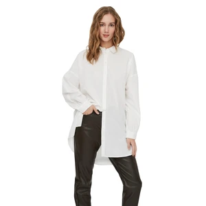 Vero Moda Dámska košeľa VMBINA Loose Fit 10250576 Snow White XL