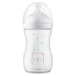 Philips AVENT Fľaša Natural Response s ventilom AirFree 260 ml, 1m+ medveď