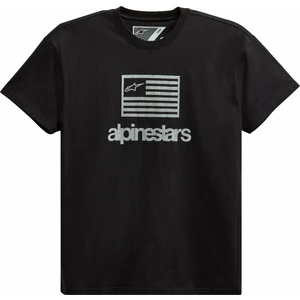 Alpinestars Flag Tee Black S Camiseta de manga corta