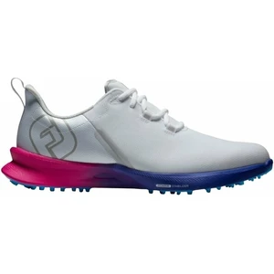 Footjoy FJ Fuel Sport Mens Golf Shoes White/Pink/Blue 42