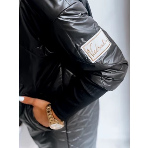 Women's quilted jacket ARANA black Dstreet