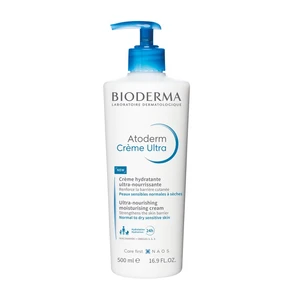 Bioderma Atoderm Cream vyživujúci telový krém pre normálnu až suchú citlivú pokožku bez parfumácie Bottle with Pump 500 ml