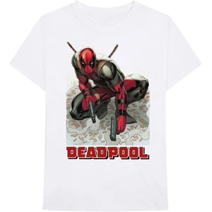 Marvel T-shirt Comics Deadpool Bullet Blanc M