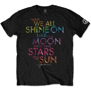 John Lennon Koszulka Shine On Czarny-Graficzny M