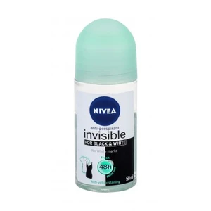 NIVEA Black & White Invisible Fresh Guľôčkový antiperspirant 50 ml