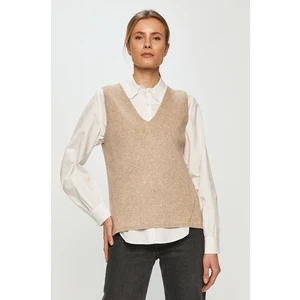 Beige vest VILA Ril - Women