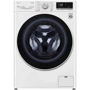 Práčka so sušičkou LG F94DV5UVW0 biela práčka so sušičkou • kapacita prania 9 kg / sušenia 6 kg • energetická trieda E • 1 400 ot./min • 10 rokov záru