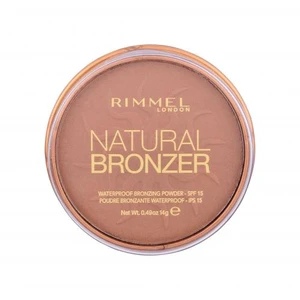 Rimmel Natural Bronzer vodeodolný bronzujúci púder SPF 15 odtieň 026 Sun Kissed 14 g