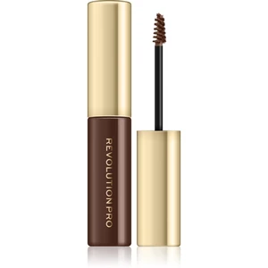 Revolution PRO Brow Volume And Sculpt Gel gél na obočie pre objem a tvar odtieň Warm Brown 6 ml