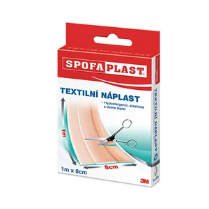 3M SPOFAPLAST 164 Textilní elastická náplast rychloobvaz 8 cm x 1 m 1 kus