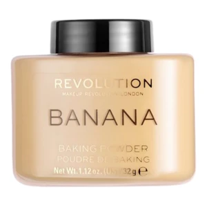 Makeup Revolution Baking Powder sypký pudr odstín Banana 32 g