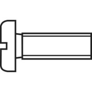 Šrouby s válcovou hlavou TOOLCRAFT 888681, N/A, M2.5, 16 mm, ocel, 1 ks