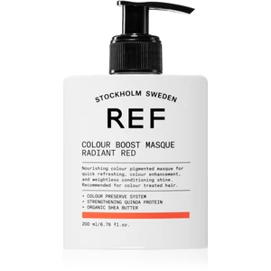 REF Colour Boost Masque jemná vyživující maska bez permanentních barevných pigmentů RADIANT RED 200 ml