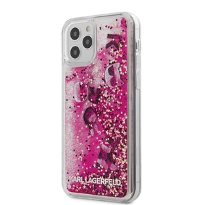 Tok Karl Lagerfeld Liquid Glitter Charms  iPhone 12 Pro Max, pink
