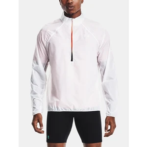 Under Armour Bunda UA Impasse Flow 1/2 Zip-WHT