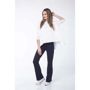 Look Made With Love Woman's Trousers 320 Grace Navy Blue