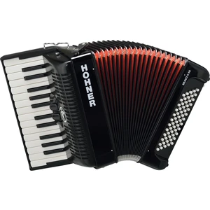 Hohner Bravo II 60 Schwarz Tastenakkordeon