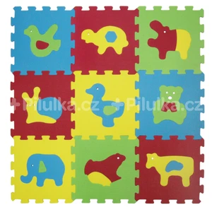 Ludi Puzzle penové Basic zvieratka 84x84cm