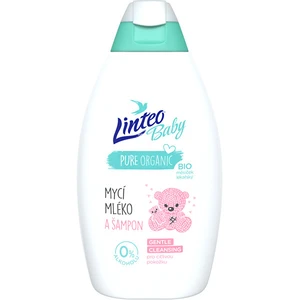 LINTEO BABY Dětské mycí mléko a šampon Baby 425 ml