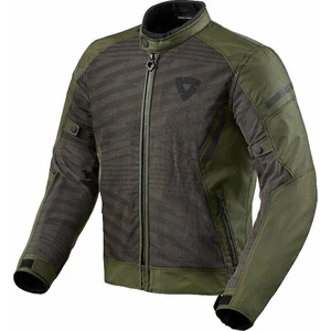 Rev'it! Jacket Torque 2 H2O Black/Dark Green 2XL Blouson textile