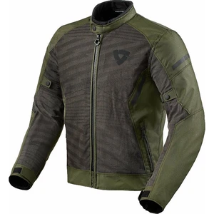 Rev'it! Jacket Torque 2 H2O Black/Dark Green 2XL Textiljacke